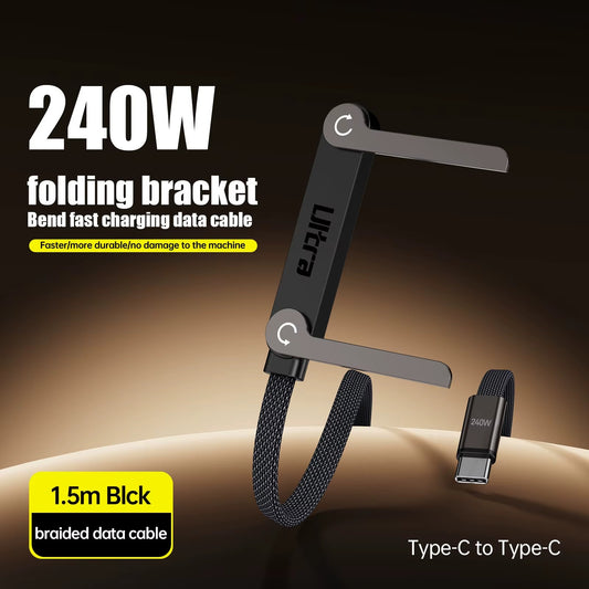 Fast Charging Folding Phone Cable